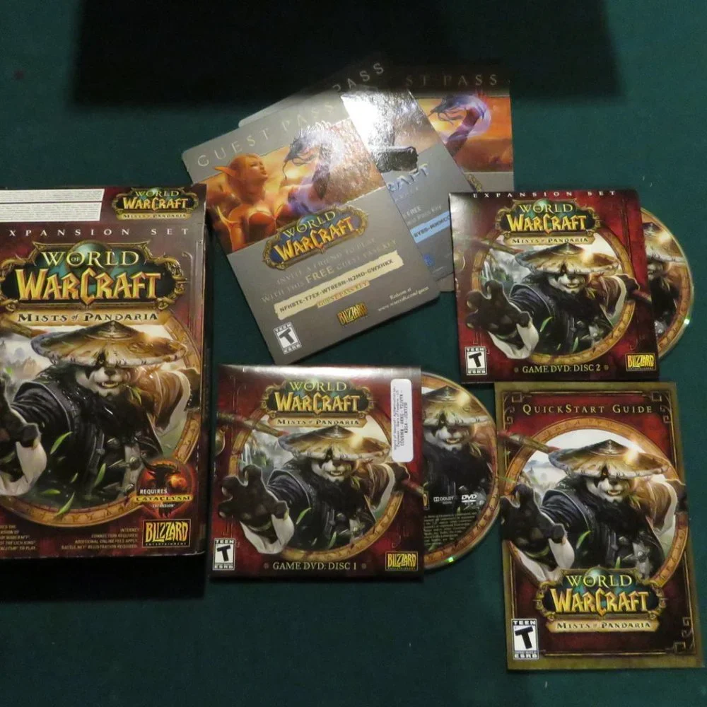 World Of Warcraft Base Game And 3 Expansions